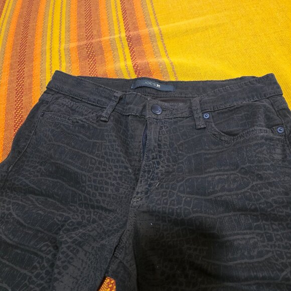Women's Joe's Jeans Faux Crocodile Slim Fit SZ 28 - Midrise Legging Fit - Picture 7 of 10